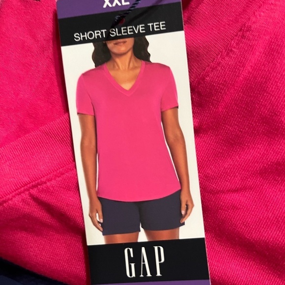 NWT GAP short sleeved tee XXL beetroot purple - Picture 9 of 9